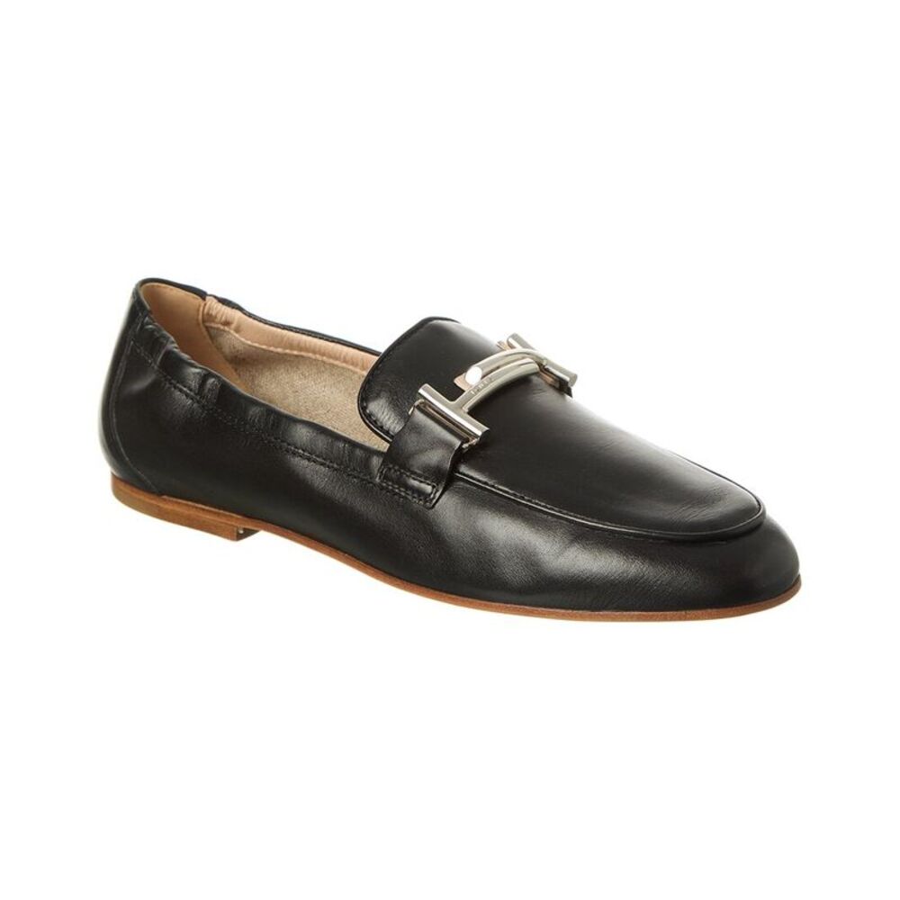 Tod’S Leather Loafer, Black